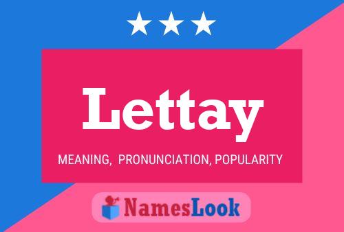 Постер имени Lettay