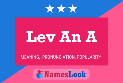 Постер имени Lev An A