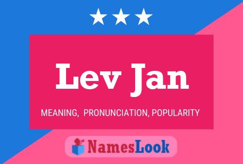 Постер имени Lev Jan