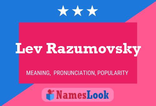 Постер имени Lev Razumovsky