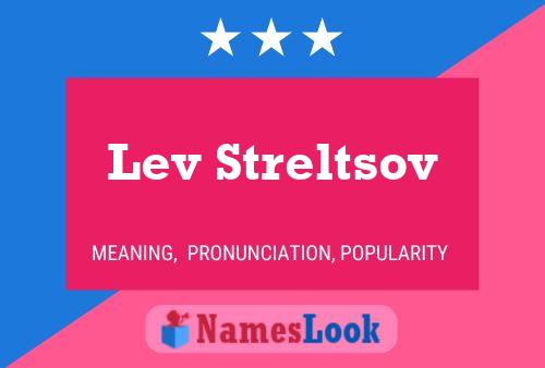 Постер имени Lev Streltsov