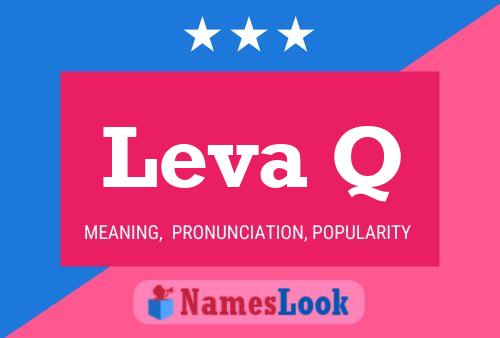 Постер имени Leva Q