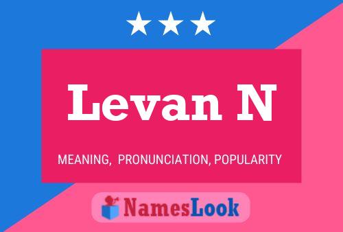 Постер имени Levan N