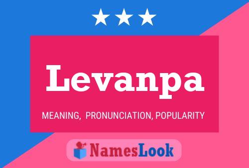 Постер имени Levanpa