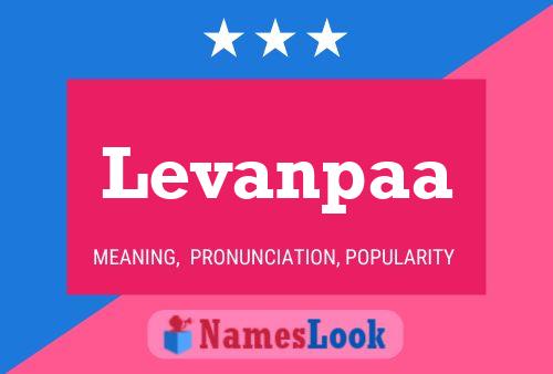 Постер имени Levanpaa