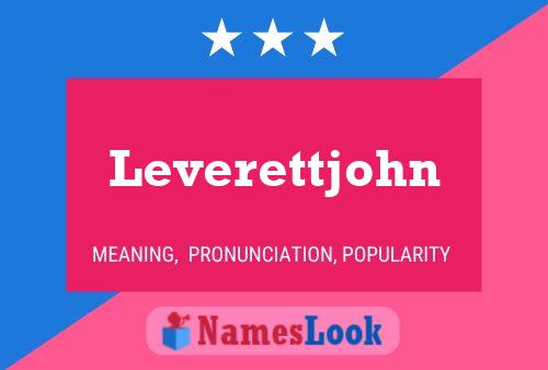 Постер имени Leverettjohn