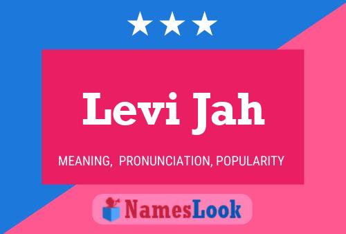 Постер имени Levi Jah