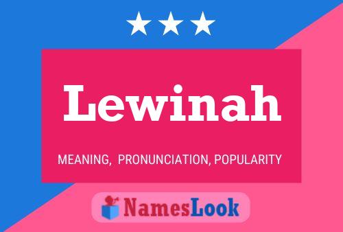 Постер имени Lewinah