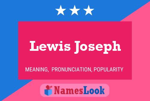 Постер имени Lewis Joseph