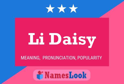 Постер имени Li Daisy