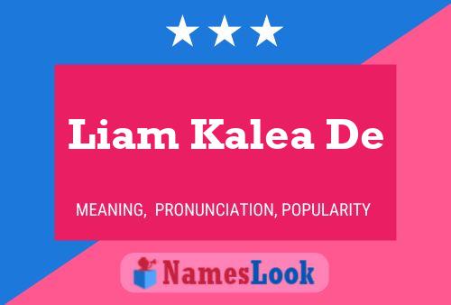 Постер имени Liam Kalea De