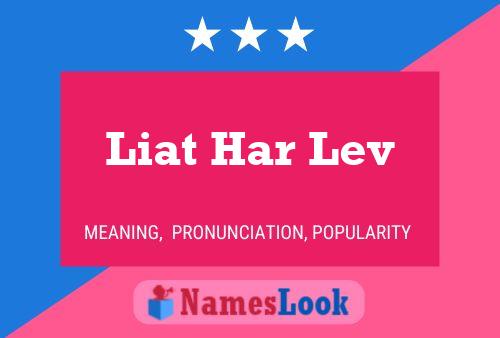 Постер имени Liat Har Lev