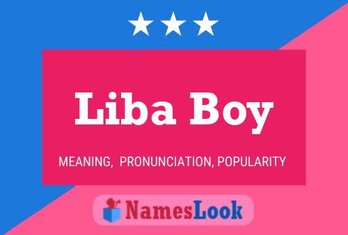 Постер имени Liba Boy