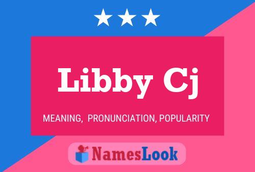 Постер имени Libby Cj