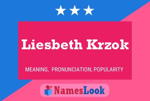 Постер имени Liesbeth Krzok