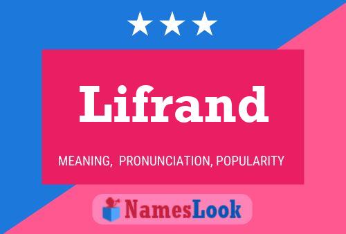 Постер имени Lifrand