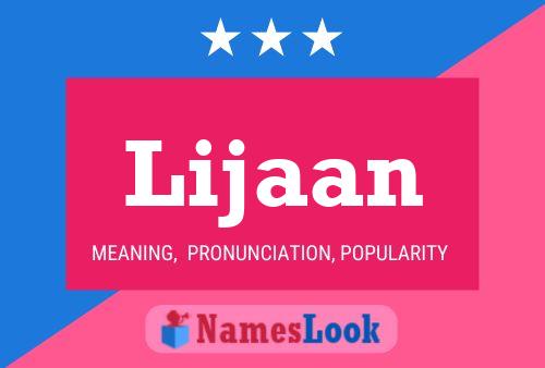 Постер имени Lijaan