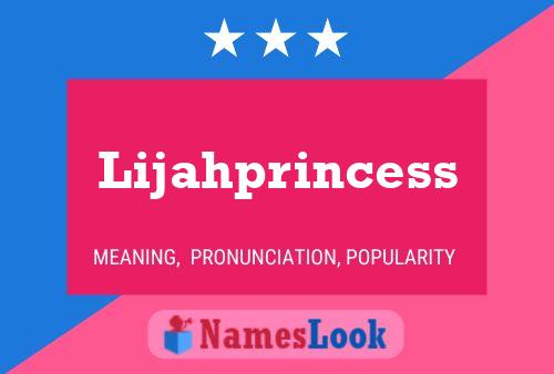 Постер имени Lijahprincess