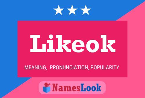 Постер имени Likeok