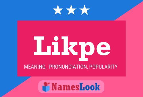 Постер имени Likpe