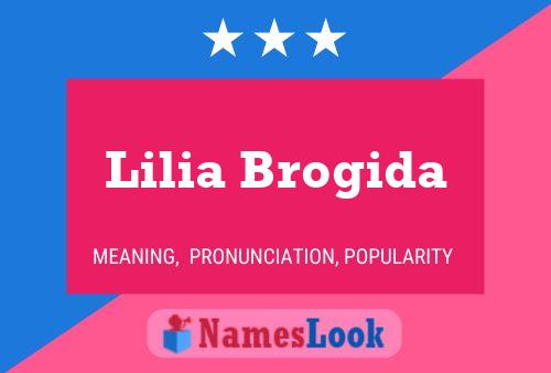 Постер имени Lilia Brogida