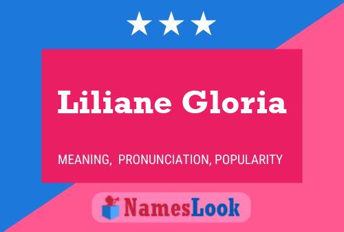 Постер имени Liliane Gloria