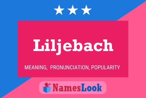 Постер имени Liljebach