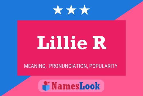 Постер имени Lillie R