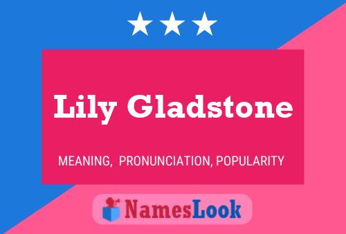 Постер имени Lily Gladstone