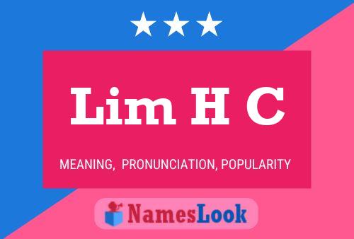 Постер имени Lim H C