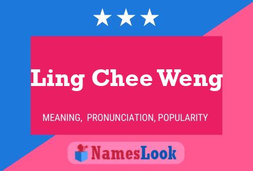 Постер имени Ling Chee Weng