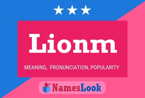 Постер имени Lionm