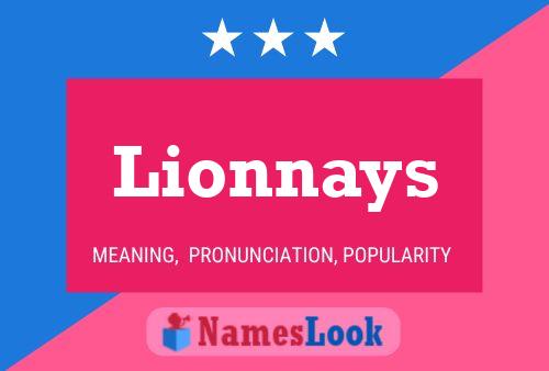 Постер имени Lionnays