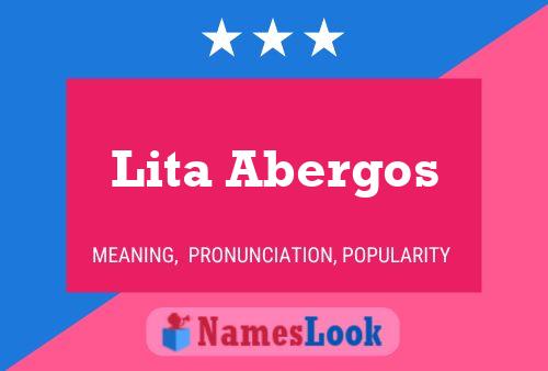 Постер имени Lita Abergos