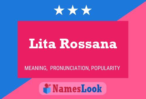 Постер имени Lita Rossana