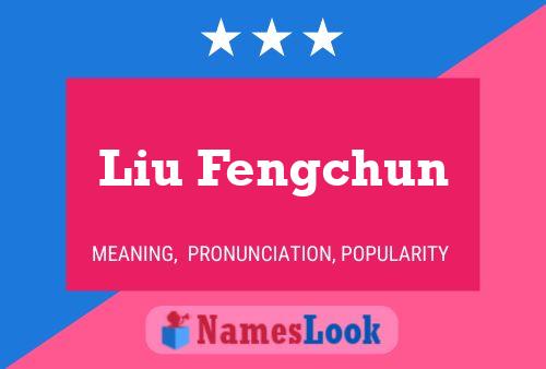 Постер имени Liu Fengchun