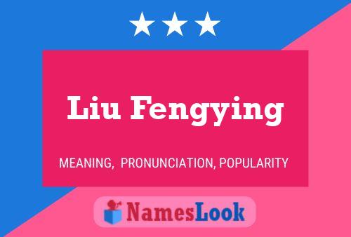 Постер имени Liu Fengying