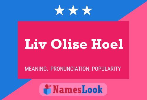 Постер имени Liv Olise Hoel