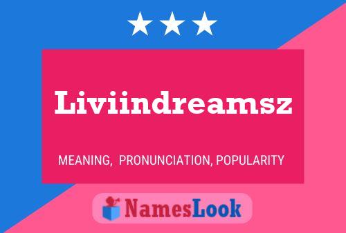 Постер имени Liviindreamsz