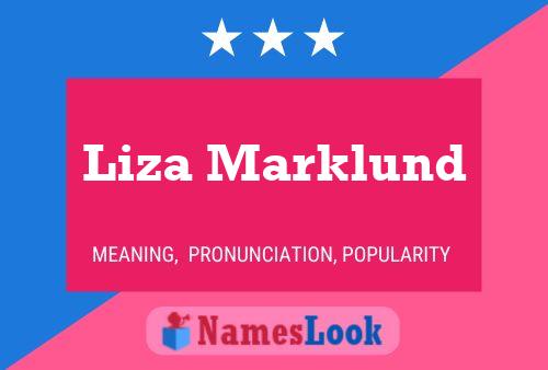 Постер имени Liza Marklund