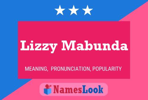 Постер имени Lizzy Mabunda