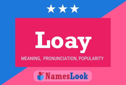 Постер имени Loay