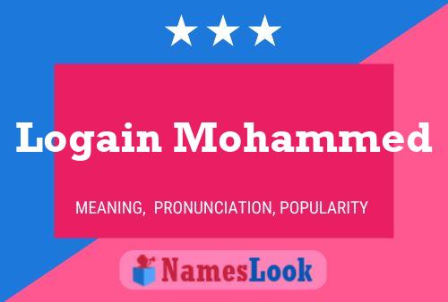 Постер имени Logain Mohammed