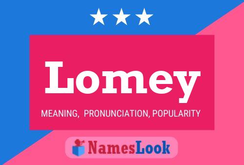 Постер имени Lomey