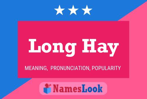 Постер имени Long Hay