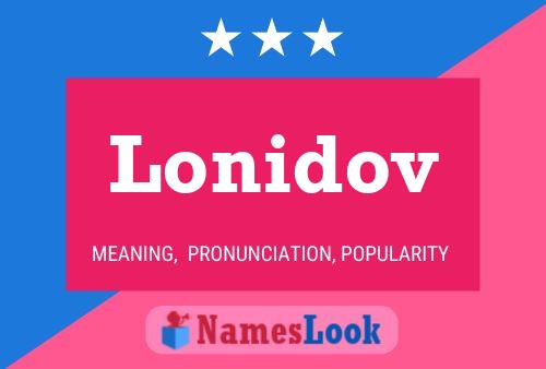 Постер имени Lonidov