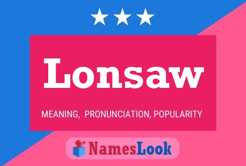 Постер имени Lonsaw