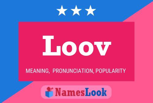 Постер имени Loov