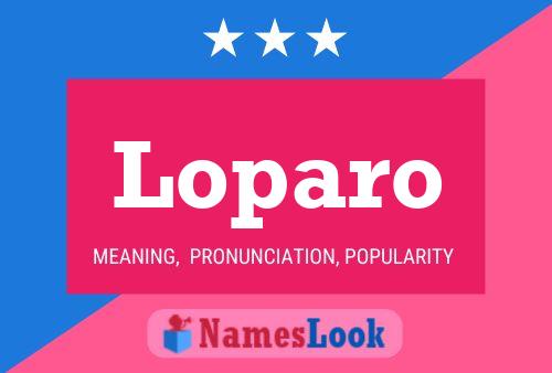 Постер имени Loparo