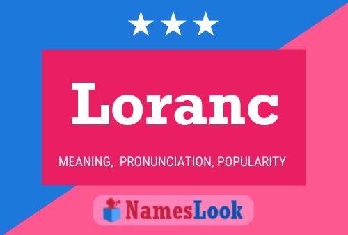 Постер имени Loranc